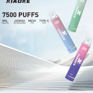 梟客拋棄式--XIAOKE一次性電子煙-7500口